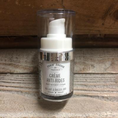 Crème visage anti-rides au lait d'Ânesse bio