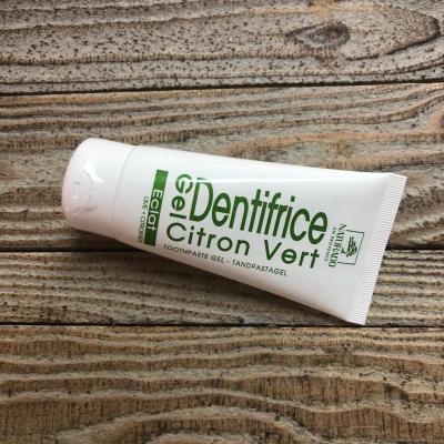 Dentifrice gel citron vert en tube