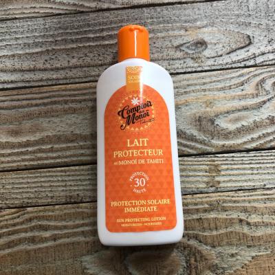 Lait protecteur intensité 30 au Monoï