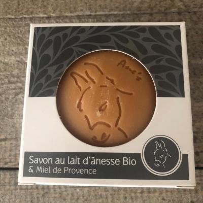 Savon au lait d'ânesse bio &  miel de Provence