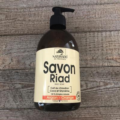 Savon Riad Argan Orange liquide Bio